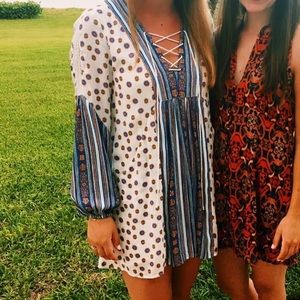 Free People Baby Doll Boho Dress